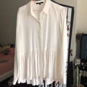 Silk ruffle Tibi blouse